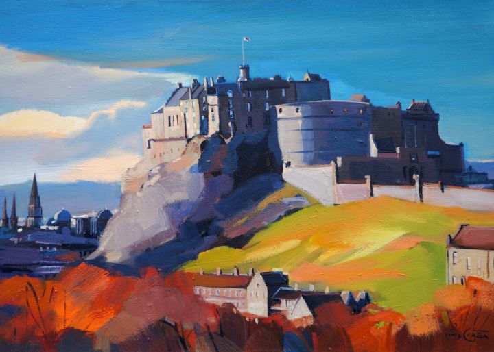 Sunlight Edinburgh Castle